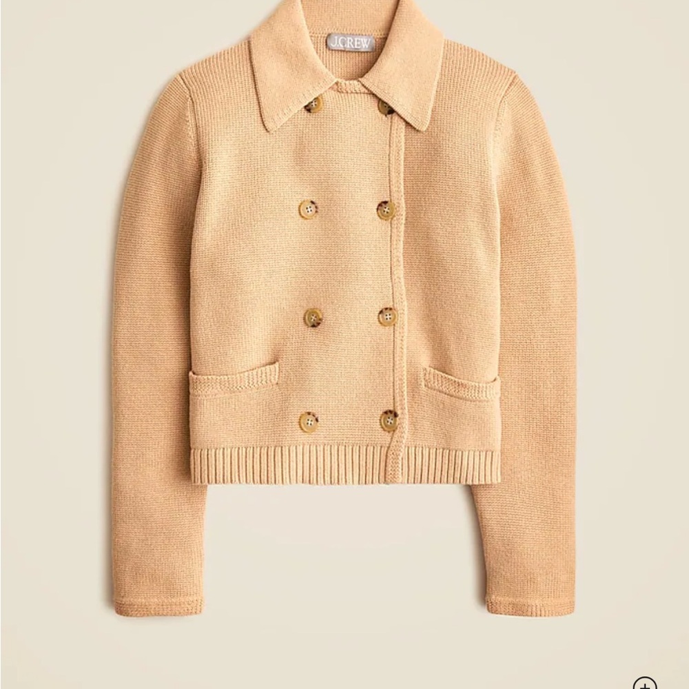 J. Crew Women's Tan Cardigan Sweater